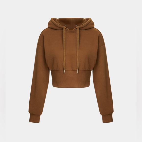 HALARA Tops - NWOT | HALARA | Removable Hood Draw String Cropped Hoodie